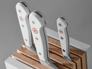 Wüsthof Classic White 6pcs. Designer Knife Block Set (Santoku Version)