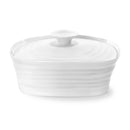 Sophie Conran White Covered Butter Dish 6 x 4.75"
