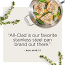 All-Clad d5 Polished Stainless 10-Piece Set