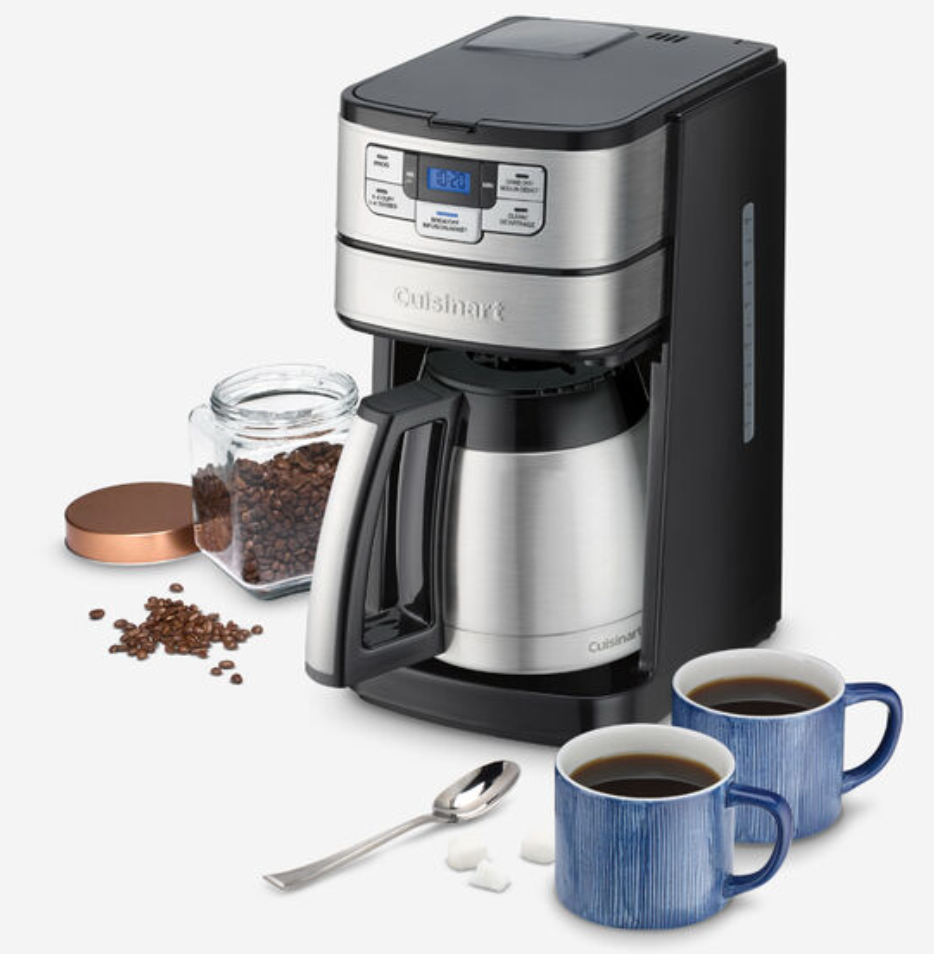 Cuisinart automatic grind sales and brew instructions