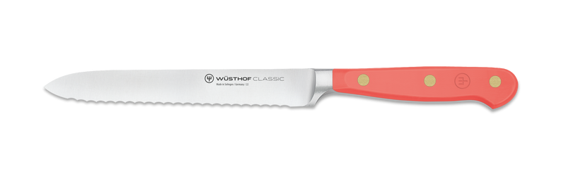 Wüsthof Classic 5" Serrated Utility Knife - 4110-7