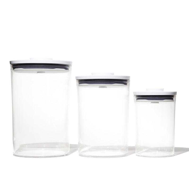 OXO POP 2.0 Set of 3 Round Containers