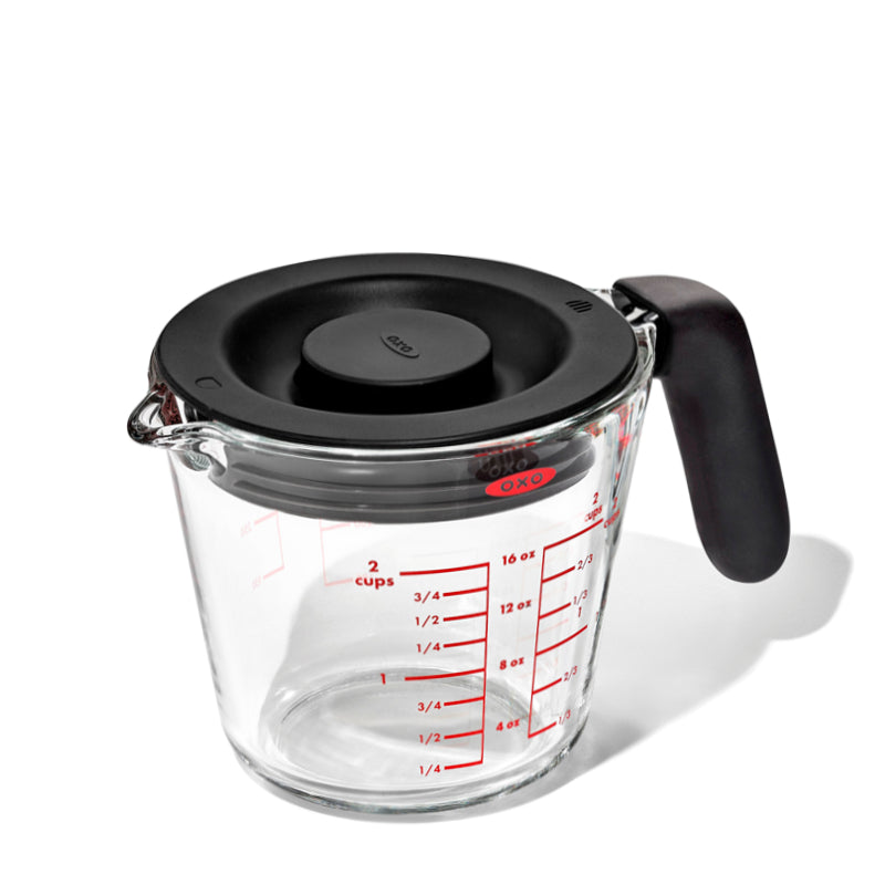 OXO Glass Measuring Cup with Lid - 2cups