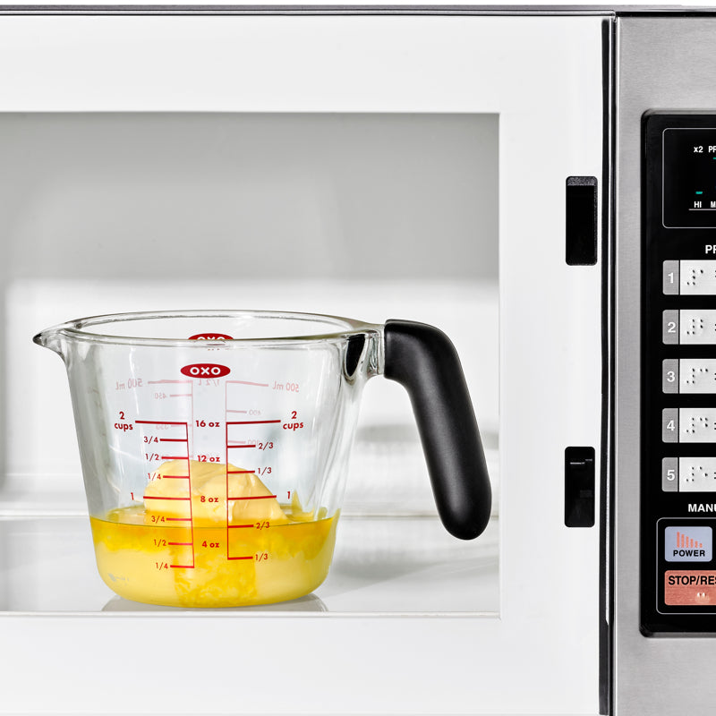 OXO Glass Measuring Cup with Lid - 2cups