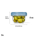 OXO TWIST & STACK 3-pack Container Set - 150 ml