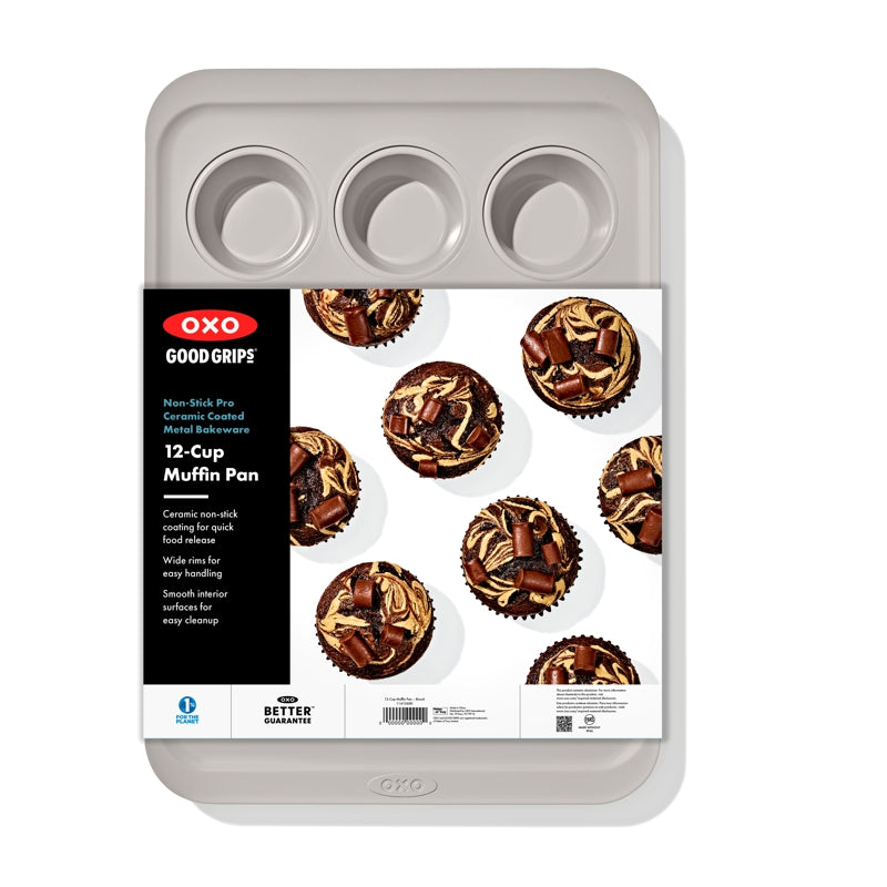 OXO PRO Ceramic Coated Muffin Pan