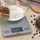 Arti Glass Kitchen Scale - Shiny Silver