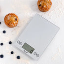 Arti Glass Kitchen Scale - Shiny Silver