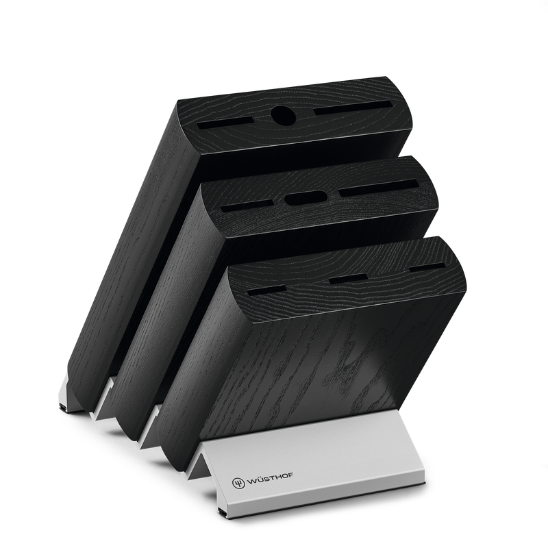 Wüsthof 9-Slot Black Ash Wood Knife Block