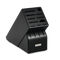 Wüsthof 15-Slot Ash Wood Knife Block in Black