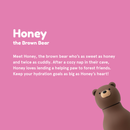 Asobu Bestie Bottle Brown Bear
