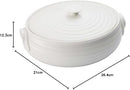 Sophie Conran White Oval Casserole Dish 3.5 pt/ 9"