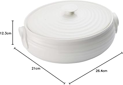 Sophie Conran White Oval Casserole Dish 3.5 pt/ 9"