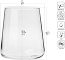 KROSNO - AVANTE-GARDE Glass Tumbler Set