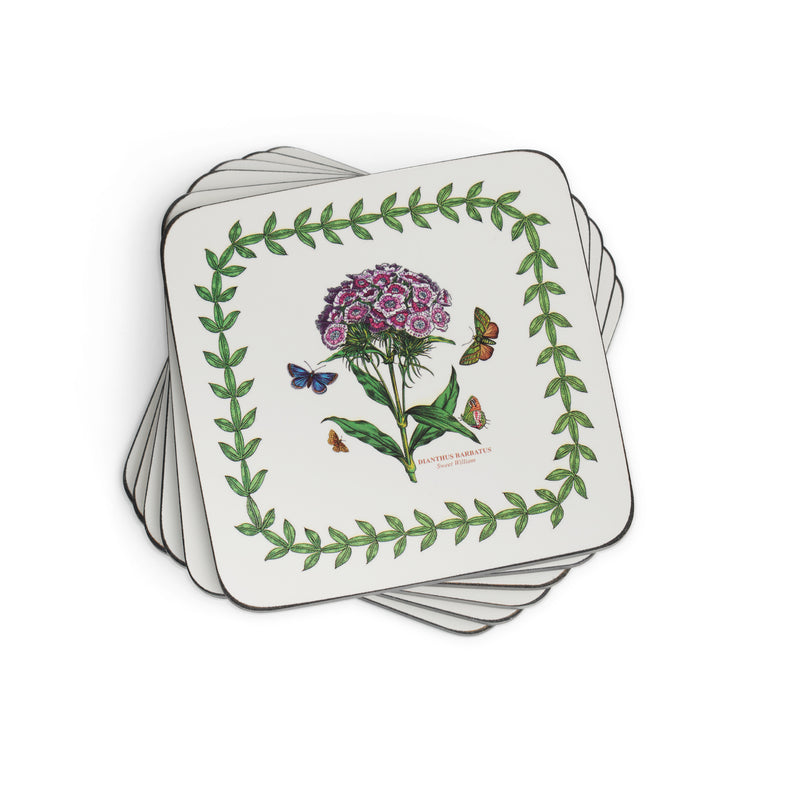 Botanic Garden Coasters 4" x 4" Set of 6