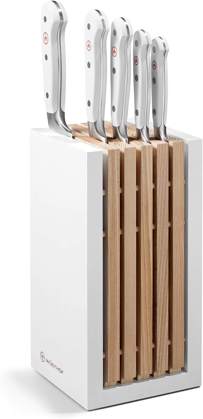 Wüsthof Classic White Six Piece Designer Knife Block Set (Santoku Version) 1090270501