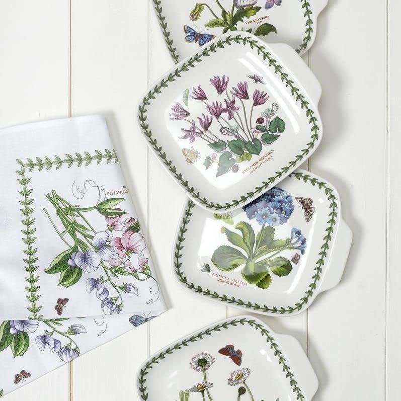 Botanic Garden Canapé Dishes 7.25" Set of 4