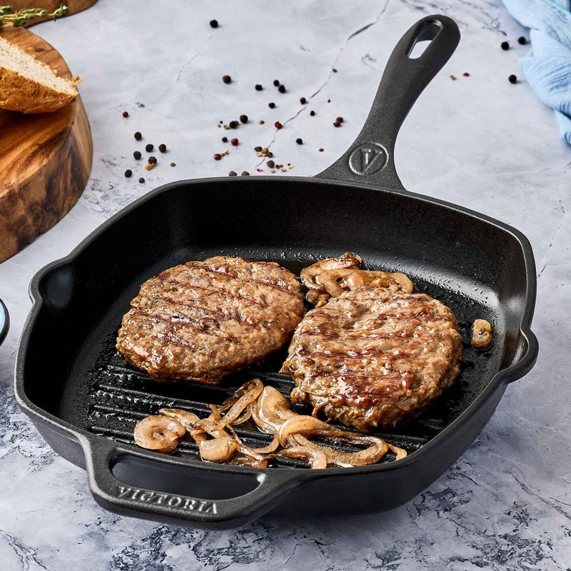 Victoria - Cast Iron Grill Pan 25 cm