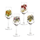 Botanic Garden Wine Glasses 16 oz Set of 4
