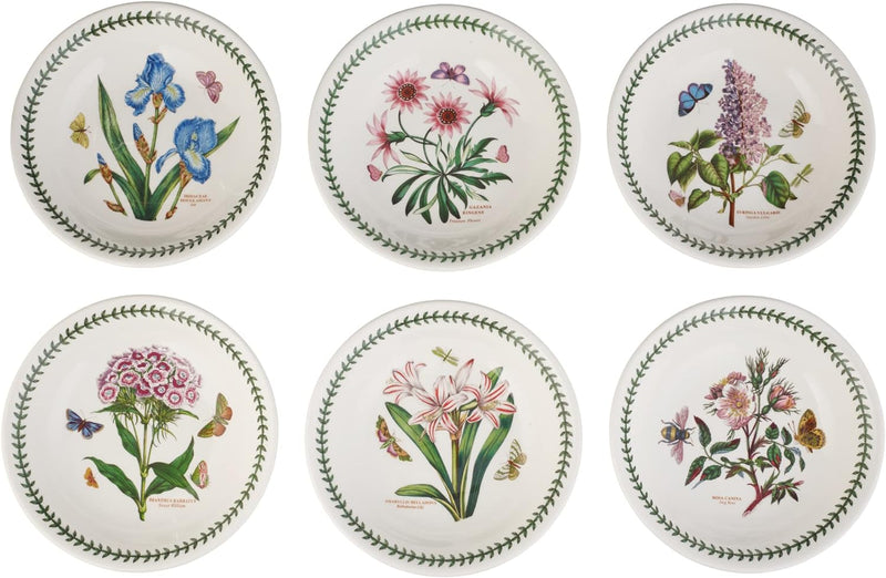 Botanic Garden Pasta Bowl 8" Set of 6
