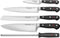 Wüsthof Classic Eight Piece Knife Block Set with Natural Beech Knife Block -1090170501