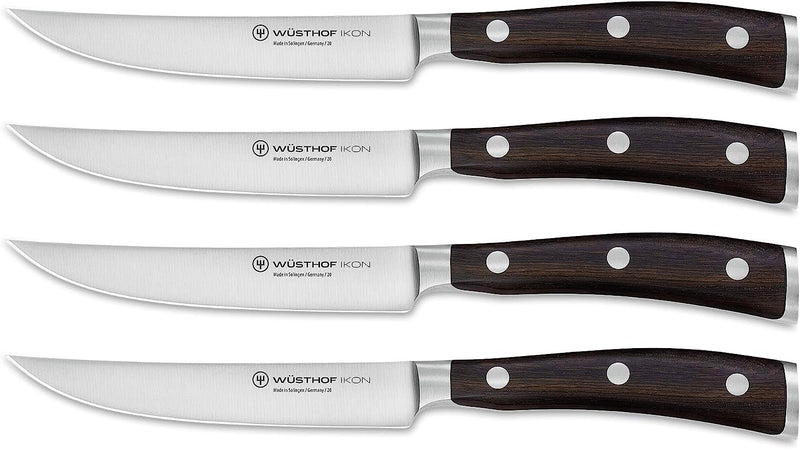 Wüsthof Ikon 4 pcs. Steak Knife Set