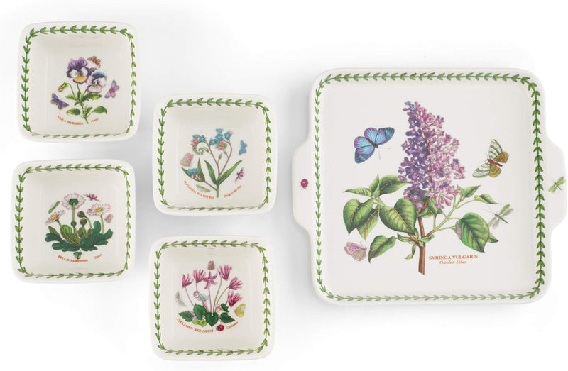 Botanic Garden 5-pc Accent Bowl Set  3.75 /8"