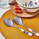 Botanic Garden Salad Servers 10"
