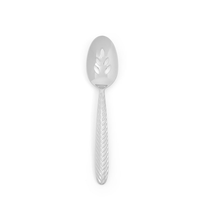 Botanic Garden Stainless Slotted Spoon 8.6"