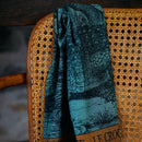Hippopotame et Crocodile Tea Towel