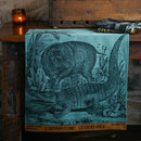 Hippopotame et Crocodile Tea Towel