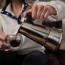 Stainless Steel Stovetop Espresso Coffee Maker - 10 Cup