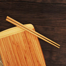 Reusable Burnished Bamboo Chopsticks Set, 5 Pair
