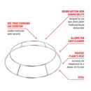 Wok Ring for Pairing with Traditional Round Bottom Woks