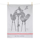 Les Poules Landaises Tea Towel