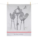 Les Poules Landaises Tea Towel