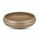 Lexa Bamboo Fruit Bowl, 12 Inch - Black