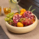 Lexa Bamboo Fruit Bowl, 12 Inch - Natural
