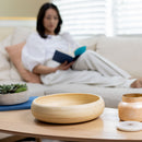 Lexa Bamboo Fruit Bowl, 12 Inch - Natural