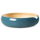 Lexa Bamboo Fruit Bowl, 12 Inch - Navy