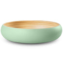Lexa Bamboo Fruit Bowl, 12 Inch - Sage