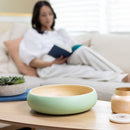 Lexa Bamboo Fruit Bowl, 12 Inch - Sage