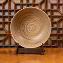 Lexa Bamboo Salad Bowl, 12 Inch - Black