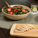 Lexa Bamboo Salad Bowl, 12 Inch - Natural