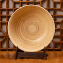 Lexa Bamboo Salad Bowl, 12 Inch - White