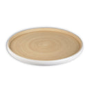 Lexa Bamboo Serving Tray, 16 Inch - White
