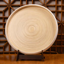 Lexa Bamboo Serving Tray, 16 Inch - White