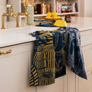 Pecheurs aux Casiers Tea Towel