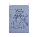 Portrait de Jacqueline Accoudee Tea Towel