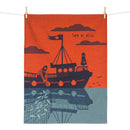 Soir de Peche Tea Towel